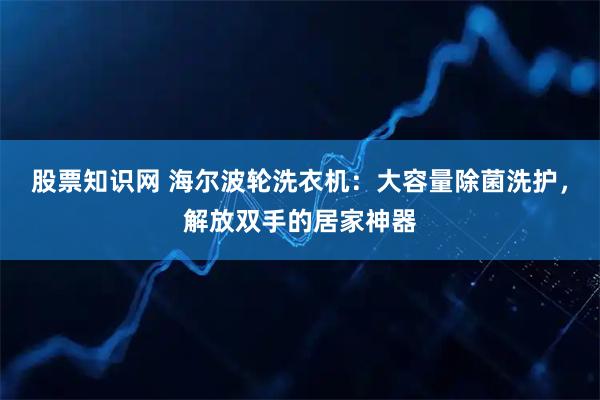股票知识网 海尔波轮洗衣机：大容量除菌洗护，解放双手的居家神器